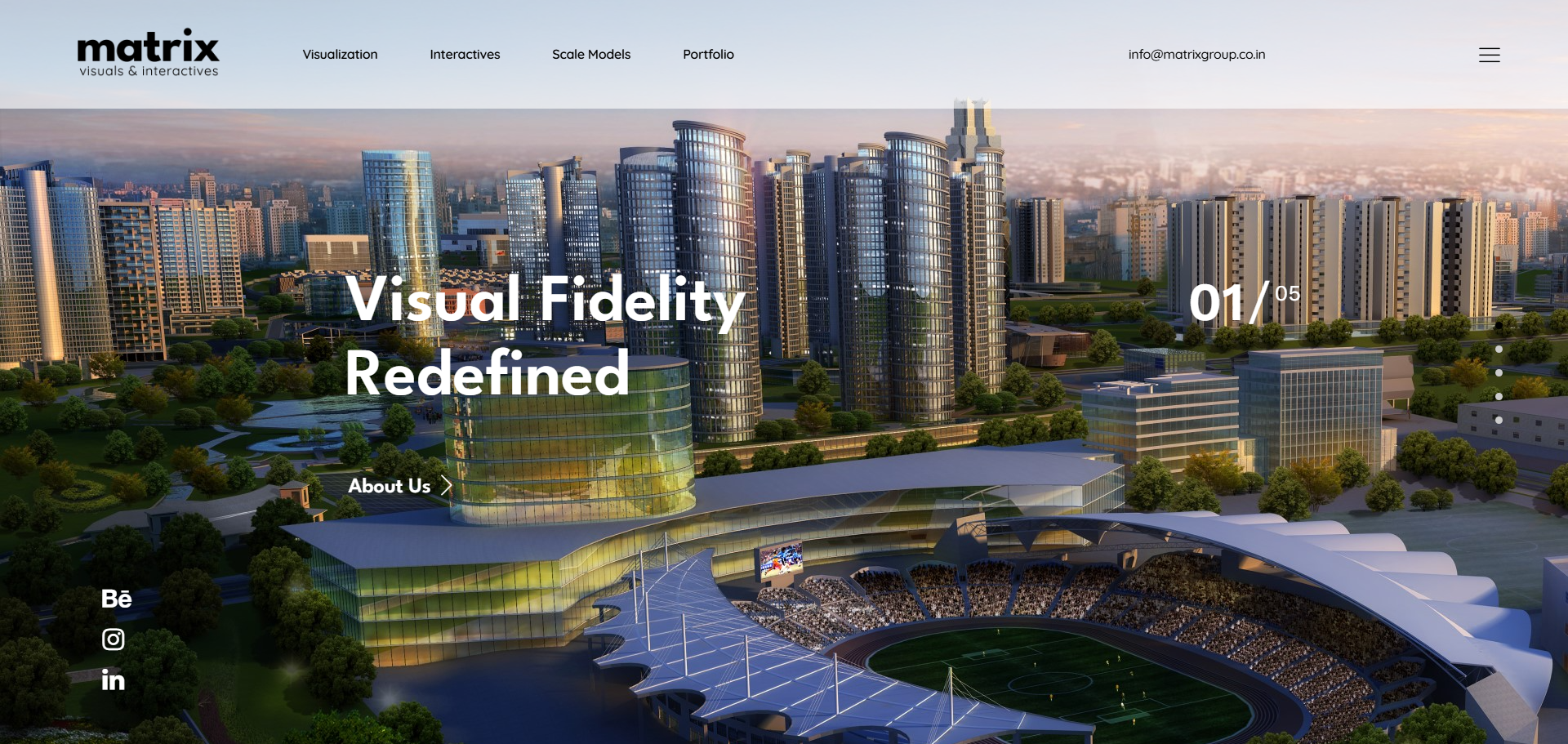 Example Website Screenshot